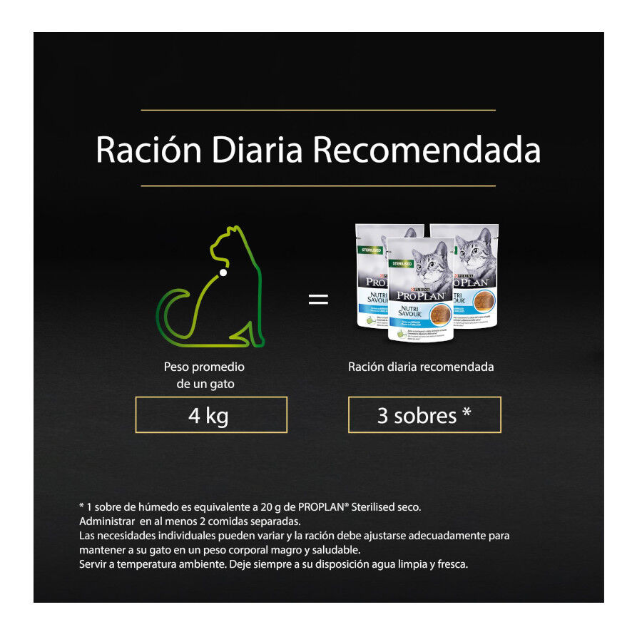 10 terrinas x 85 g Pro Plan NutriSavour Sterilised Bacalhau terrina para gatos, , large Imagem n&uacute;mero 7